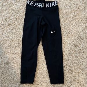 Nike Kids Pro Black Leggings